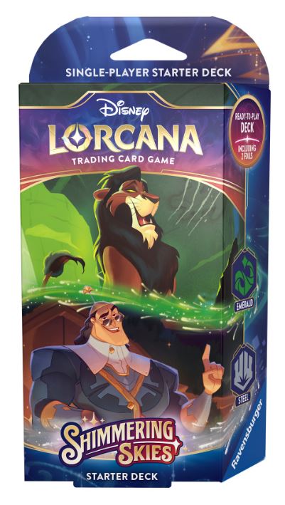 Lorcana TCG: Shimmering Skies Emerald & Steel Starter Deck